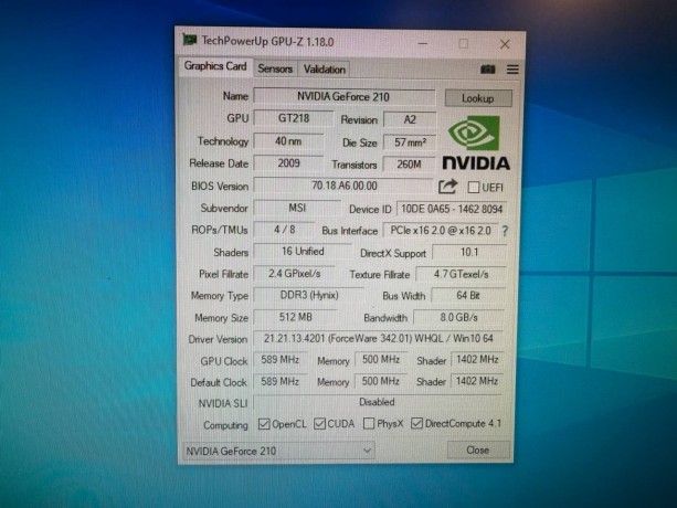 Офисный компьютер на Pentium G3240