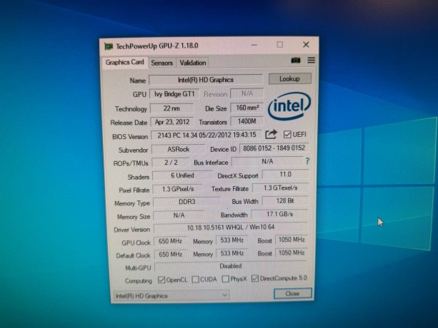 Офисный компьютер на Celeron G1620