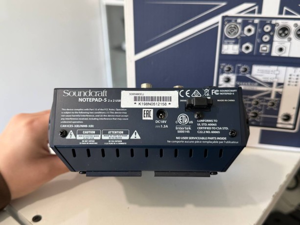 Soundcraft Notepad-5