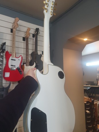 Gibson Lp White Copy