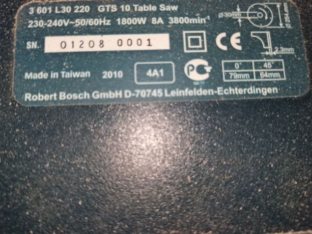 Bosch Gts 10 Professional