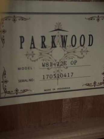 Parkwood W81-12E Op
