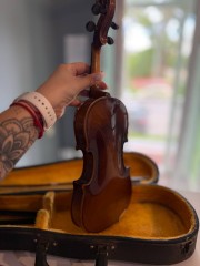 Suzuki Kiso Violin No. 7 1/8 Copy Of Antonius Stradivarius